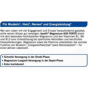Produktbild für Magnesium taxofit Forte, Depot, 30 Tabletten