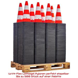 Produktbild für Leitkegel UvV FLEX0120, Höhe 50cm