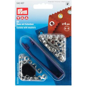 Ösen Prym 542407 mit Scheiben und Werkzeug