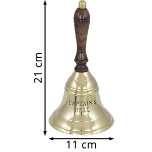 Produktbild für Tischglocke SEA-CLUB Captain's Bell, 7079, gold