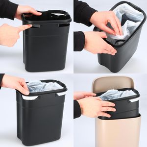 Produktbild für Mülleimer Wenko Leno, taupe