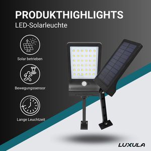 Produktbild für LED-Außenstrahler Luxula LXS0800120, IP44 wasserfest