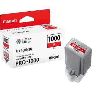 Produktbild für Tinte Canon PFI-1000R rot