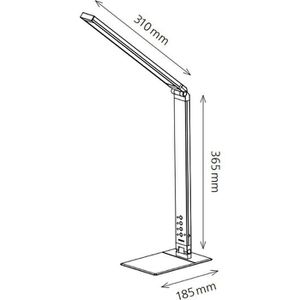 Produktbild für Schreibtischlampe Hansa LED Magic Light, schwarz, LED, dimmbar