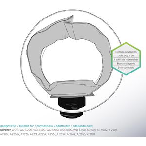 Produktbild für Staubsaugerbeutel McFilter KA 32