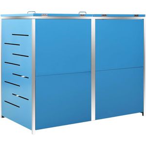 Produktbild für Mülltonnenbox vidaXL 149567, Edelstahl