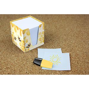 Produktbild für Zettelbox RNK Honey, 46800, 9,2 x 9,2 cm