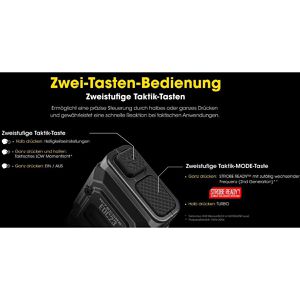 Produktbild für Taschenlampe Nitecore EDC23 SABER, LED, aufladbar