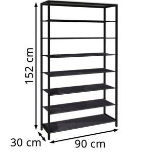 Produktbild für Schuhregal VCM Taliro, aus Metall