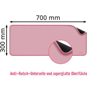 Produktbild für Mauspad LogiLink XXL Unterlage ID0222, pink