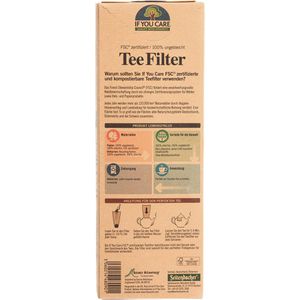 Produktbild für Teefilter If-You-Care 50 Stück