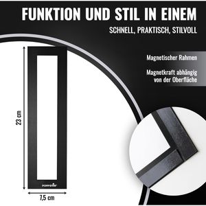 Produktbild für Inforahmen Poppstar 1011392, 7,5 x 23 cm