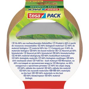 Produktbild für Packband Tesa 58293 Standard ecoLogo Papier, braun