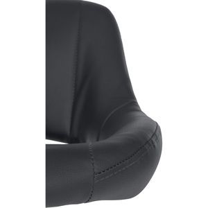 Produktbild für Barhocker CLP Milet, 322422, drehbar mit Lehne