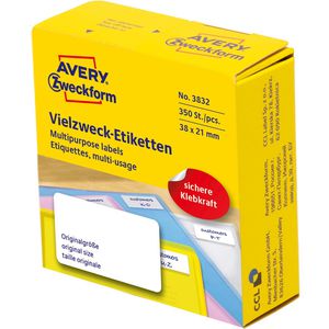 Vielzwecketiketten Zweckform 3832, weiß