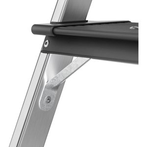 Produktbild für Klapptritt Hailo Master D70, 10000-126, eloxiertes Aluminium