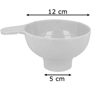 Produktbild für Trichter Metaltex 257198000, weiß, Marmeladentrichter