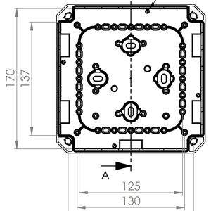 Produktbild für Abzweigdose f-tronic NEPTUN Compact, wasserdicht IP66, außen