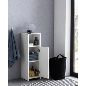 Produktbild für Badschrank Wohnling WL5.753, mit 4 Füßen, weiß