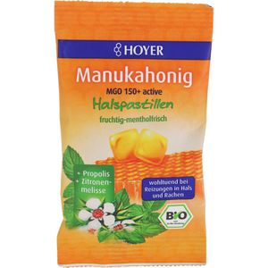 Hoyer Fruchtbonbons Honigbonbons MGO 150+ active, mit Manuka-Honig und Propolis, 30g