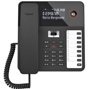 Produktbild für Telefon Gigaset DESK 800A, schwarz