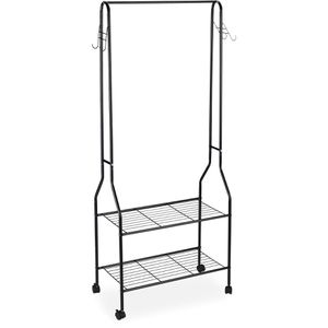 Garderobenständer Relaxdays 10027470, schwarz