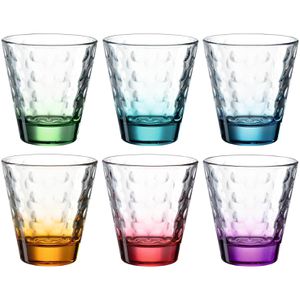 Trinkgläser Leonardo Optic Boden 025922 farbig