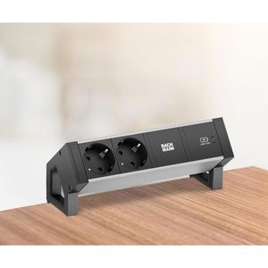 Produktbild für Tischsteckdose Bachmann Desk 2, mit 0,2 m GST18 Kabel