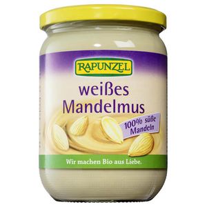 Rapunzel Nussmus weißes Mandelmus, BIO, 100% Mandeln, 500g