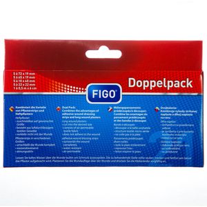 Produktbild für Pflaster Figo Doppelpack, 21 Strips