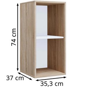 Produktbild für Aktenregal VCM Lona I L 917843, aus Holz