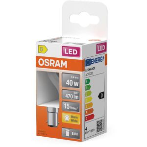 Produktbild für LED-Lampe OSRAM Star Classic P 40 Filament, B15d