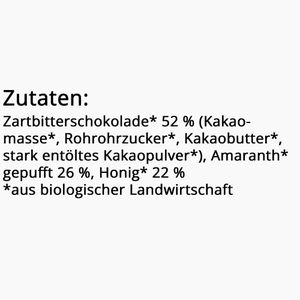 Produktbild für Müsliriegel Alnatura Amaranth Zartbitter, BIO