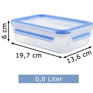 Produktbild für Frischhaltedose Emsa Clip&amp;Close 508539, aus Kunststoff