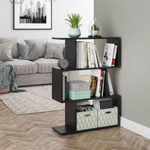 Produktbild für Bücherregal Vicco Levio, schwarz