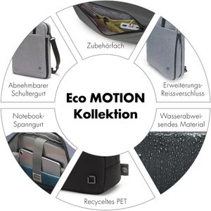 Produktbild für Laptoptasche Dicota Eco Motion, blau