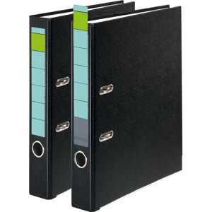 Produktbild für Rückenschilder Grüner-Balken Premium für Handbeschriftung blau