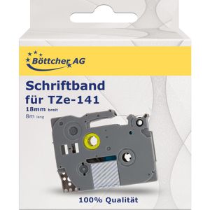 Produktbild für Schriftband Böttcher-AG für Brother TZe-141, 18mm