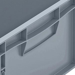 Produktbild für Eurobox AUER EG 64/17 HG, grau, 35 Liter