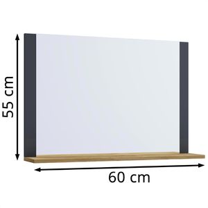 Produktbild für Wandspiegel VCM Lendas 916699, rechteckig