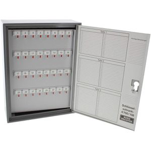 Produktbild für Schlüsselkasten Burg-Wächter 6700 108 R V- PZ, grau