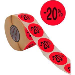 Preisetiketten METO Promoetikett, rot, Ø40mm