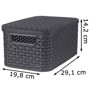 Produktbild für Aufbewahrungsbox Curver Style S 246250, 7L