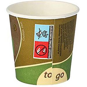 Produktbild für Trinkbecher Papstar 88212 To Go, farbig