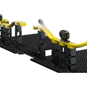 Produktbild für Murmelbahn-Erweiterung HUBELINO pi Kugelbahn Set Gausskanone