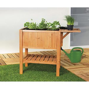 Produktbild für Hochbeet hecht-international Cube 1, aus Holz