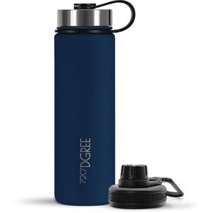 Trinkflasche 720DGREE noLimit Sapphire Blue, isoliert
