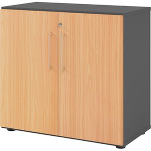 Produktbild für Aktenschrank Hammerbacher Serie 9 Advanced, aus Holz