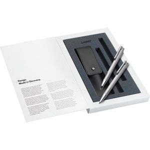 Produktbild für Schreibset Lamy logo 106/206, Edelstahl gebürstet