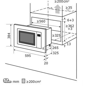 Produktbild für Mikrowelle Exquisit EMW20-DG-020 Inox, mit 1000 Watt Grill